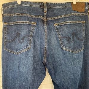 AG Adriano Goldschmeid Mens B-Type II Jeans 39/34 medium blue straight leg